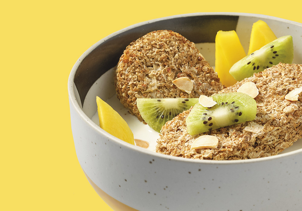 Ciotola di kiwi e mango